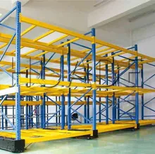Harga Pabrik Kompetitif Sistem Rak Pallet Penyimpanan Gudang Otomatis Racking Bergerak