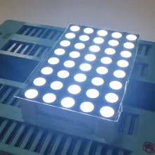5X8 3mm Mô-đun Màn Hình LED Trắng Ma Trận Điểm Dòng Catot Cột Anot