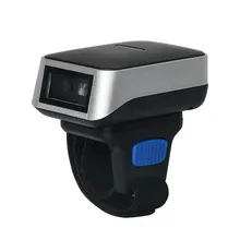 Scanner di codici a barre mini portatile wireless R10-2D lettore di codici a barre bluetooth indossabile 2D