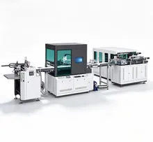 Macchina per l'assemblaggio di scatole rigide laminato in cartone grigio automatico