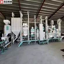 Machine à mini moulin à riz pour petite entreprise de transformation du paddy, décorticage du riz et polissage du riz