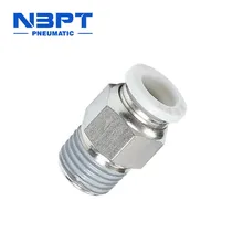 簡単取り付け PC-R 真鍮 R スレッド 空気 fitting 機械設備用