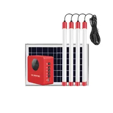 Sistema Solare Compatto per Casa Off Grid con Pannello e 4PCS Luce LED Sistema Solare per Casa Sistema Solare Compatto per Casa Off Grid con Pannello e 4PCS Luce LED Sistema Solare per Casa