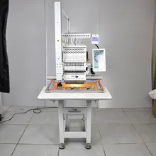 Máquina de bordado industrial Yonthin Rcm-1501 de un solo cabezal computarizada con dispositivo de corte láser