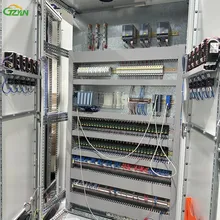 生産ライン用安全インターロック保護付き組立PLC自動制御盤
