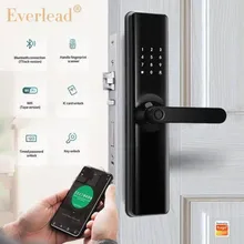 Elektronisches digitales Touchscreen-Code-Schloss mit APP-Fernbedienung, schlüsselloser Zugang, biometrisches Fingerabdruck-Türschloss