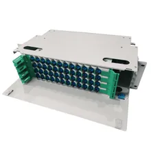 12c-96c Telaio di Distribuzione Ottica Modulare Montato su Rack Telecom ad Alta Densità