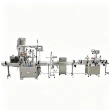 Macchina automatica per tappatura di bottiglie rotonde ad alta velocità per linea di produzione