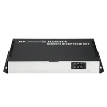 4 HDMI'den IP Video Kodlayıcı 4K30 HD H265 Hevc H264 IPTV Canlı Yayın Kodlayıcı Srt/Rtmp Rtmps HTTP ile