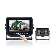 Verdrahtetes Zwei-Kamera-Eingang 7-Inch wasserdichter Monitor Rückfahrkamera-System für Lkw Wohnmobil