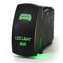 12V สวิตช์โรคเกอร์ LED สำหรับรถยนต์และเรือ 2 แผงสวิตช์โรคเกอร์ LED แบบก๊างสำหรับเรือ