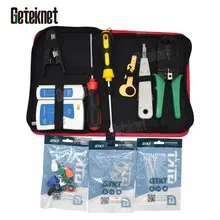 Strumento di crimpatura a mano per tester di computer Krone RJ45 Kit di strumenti per ingegnere di installazione di rete
