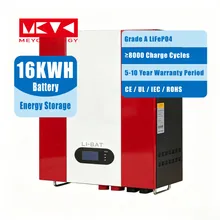 16kwh Rackmontiertes Batteriesystem für intelligente, kohlenstoffneutrale, grüne Energiespeicherung