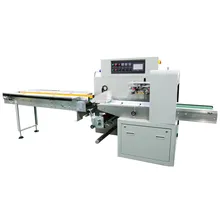 Automatische horizontale Fließkissen-Luftkompressor-Linienfilterelement-Verpackungsmaschine / Wickelmaschine