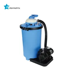 Due uscite d'acqua sistema di filtraggio a sabbia per piscina