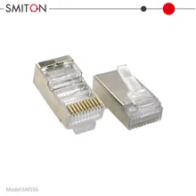 เอฟทีพี RJ45 Rj48 ปลั๊กโมดูลาร์ Rj50 ตัวเชื่อมเครือข่ายที่มีการป้องกัน