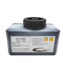 Tinta de Codificação Barata Compatível com Domino IR-270bbk Tinta Solvente Tinta Aquosa Tinta Alternativa; Cabos Fios Tinta de Codificação