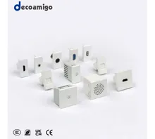 Module de prise Decoamigo Media pour TV/Ordinateur 45X45mm Module de prise USB