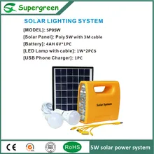 Sistema Solare a LED Multi Funzione a Bassa Potenza 30W