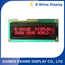 1602 شاشة عرض LCD إيجابية ذات شخصية حمراء FSTN