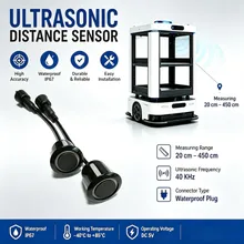Fil de capteur ultrasonique, module de télémétrie ultrasonique intégré, radar de recul étanche