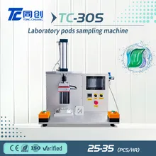 Máy làm viên giặt bán tự động với hệ thống đổ đầy thủ công