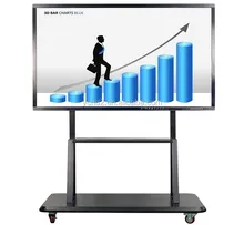 98-Inch Etkileşimli Dokunmatik Ekran LED Gösterim Öğrenme Düz Paneli İşbirlikçi Eğitim için