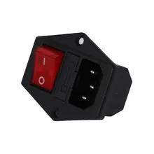 C13 C14 Interruttori a leva AC Corrente elevata Ingresso AC Presa di corrente AC
