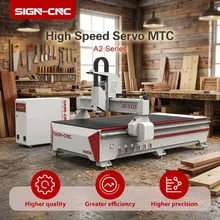 Mtc CNC 조각기 라우터 1325 CNC 라우터 기계 목재 라우터 로고 간판 광고 아크릴 및 목재 가공