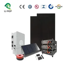 Fabrika Fiyatı AB Standart Güneş Modülü 5kw/6kw/8kw Çatı PV Sistemleri Güneş Enerjisi Sistemi