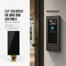 3,54-Zoll-604X1024-LTPS-OLED-Bildschirmmodul für tragbare Diagnoseinstrumente, intelligente Zugangssysteme und kundenspezifische Display-Anpassungen