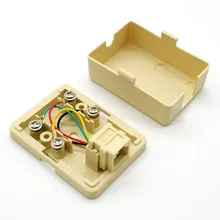 Netzwerk Cat3 Rj11 Telefonmodul Verbindungsbox Oberflächenmontagebox