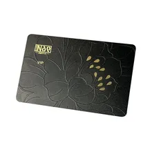 Modelos Explosivos Embossed Fundo Cor Flash Ouro Cartão PVC RFID