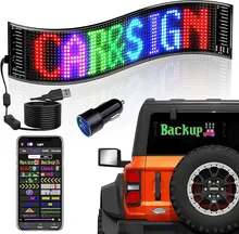 การควบคุมแอป แผงแสดงผล LED ยืดหยุ่นสำหรับรถยนต์ แผงพิกเซล LED แมทริกซ์