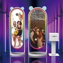 Affitto di specchi fotografici in forte vendita, software per specchi magici, cabina fotografica interattiva con fotocamera