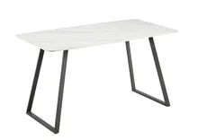 Tavolo da cucina rettangolare versatile con design in pietra integrata