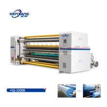 เครื่องตัดฟิล์มอัตโนมัติความเร็วสูงควบคุมด้วย PLC เครื่องตัดและรีไวด์ม้วนกระดาษขนาดใหญ่ เครื่องตัดรีไวด์พร้อมระบบขนถ่าย