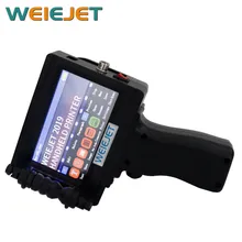 Draagbare inkjetprinter voor datumgekwalificeerde streepjescode/karton/PVC/papier/dozen/QR-code