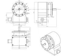 Encoder de Flange Personalizado, Encoder Absoluto de Alta Precisão para Máquinas de Construção