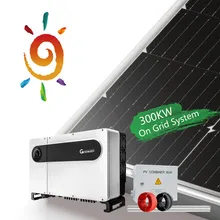 300kw نظام الطاقة الشمسية المتصل بالشبكة 300kwh نظام العاكس للطاقة الشمسية