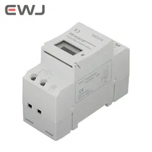Interruttore di controllo temporale per mini microcomputer, scatola elettrica, tipo rail, timer elettronico
