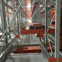 Sistema de Estante de Armazém Estantes de Paletes de Alta Resistência Estante de Shuttle Automático com Rádio
