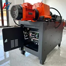 Máquina de roscado de barra de acero automática de alta precisión para el procesamiento de roscas en extremos de varilla
