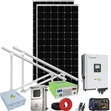 Siyah Güneş Paneli Modül Sistemi 70kw şebekeden bağımsız Güneş Enerjisi Sistemi