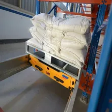 Sistem Penyimpanan Rak Roda Logam Otomatis untuk Gudang Farmasi