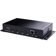 4 قنوات بث مباشر للفيديو H265 RTMP Encoder HDMI جهاز ترميز IPTV مع Rtmps RTP HLS HTTP RTSP من طراز SRT