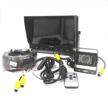 DC12-24V รถเครนวิศวกรรม รถขุด 9" ระบบกล้องมองหลัง HD