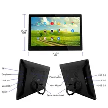 سطح المكتب 13.3-Inch أندرويد Rk3288 RJ45 عرض الإعلانات بطاقة SD مشغل أندرويد تابلت