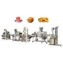 自動混合パティバーガー製造機パティバーガー機械処理生産ライン