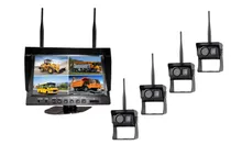 2.4GHz จอมอนิเตอร์มองหลังไร้สายขนาด 7 นิ้ว กล้องมองหลังรถยนต์สำหรับถอยรถ ระบบช่วยถอยจอด